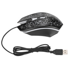 Plug-and-play RGB-verlichte gamingmuis met ergonomisch ontwerp en instelbare DPI, bedrade computermuis voor laptop, desktop en Mac.