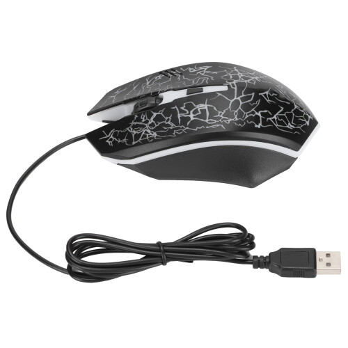 Plug and Play RGB οπίσθιο φωτισμό Gaming Mouse Εργονομικός σχεδιασμός Ρυθμιζόμενο DPI