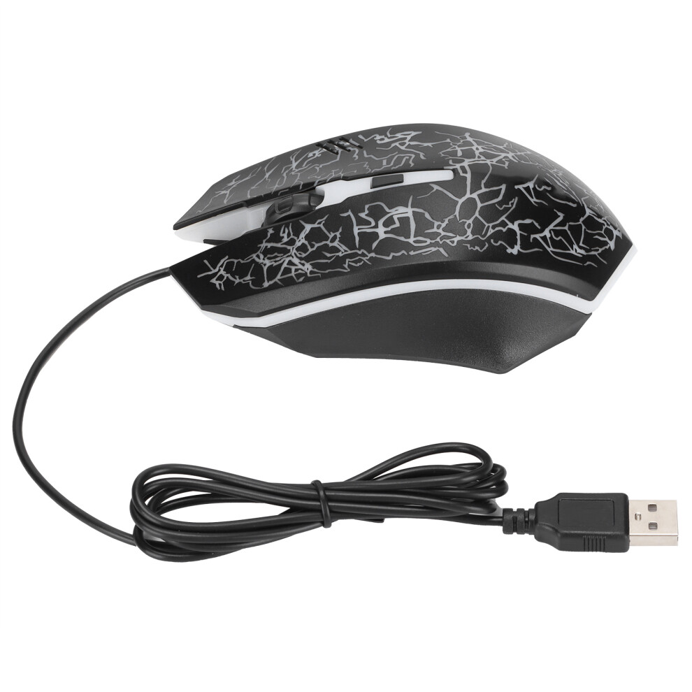 Plug And Play Rgb Backlit Gaming Mouse Ergonomic Design Adjustable Dpi Wired Computer Mouse For Laptop Desktop Mac Light 9147006880241