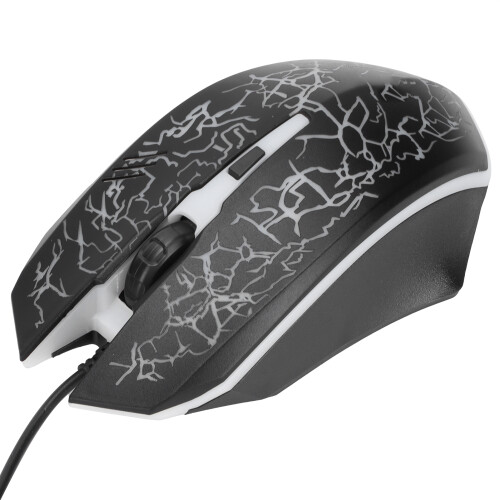 Plug and Play RGB οπίσθιο φωτισμό Gaming Mouse Εργονομικός σχεδιασμός Ρυθμιζόμενο DPI 2