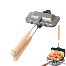 Double Sided Sandwich Maker with Nonstick Pan for MultiPurpose Cooking, Omelet and Pancakes