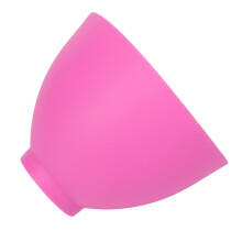 Ciotola di miscelazione in silicone rosa riutilizzabile 15x15x11cm resistente al calore