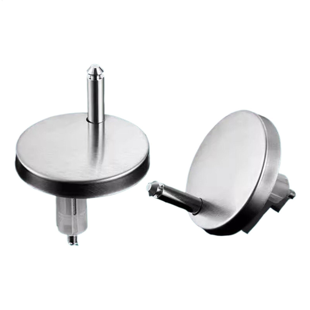 Toilet Screw Cover Kit, Rustresistant Quickrelease Toilet Seat Hardware, Bolts Nuts Hinges Screws, Replacement Parts 9187378600672