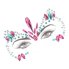 DIY Make-up Gesichtsschmuck Glitzer-Aufkleber – Glitzersteine, ABS-Material