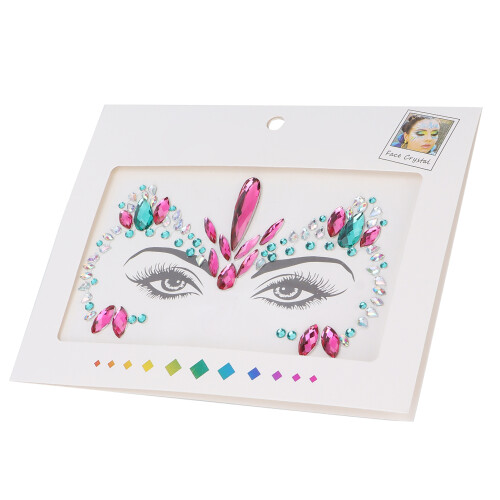 DIY Make-up Gesichtsschmuck Glitzer-Aufkleber – Glitzersteine, ABS-Material 2