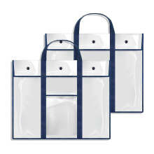 Poster Storage Bag 31.5 x 25.5 Inches, 2 Pack, Bulletin Board Holder, Art Portfolio Container for Teachers Classroom