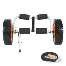 Chariot de Transport pour Kayak-Duoku-Charge 90 kg-Modèle Pliable et Compact-Adapté aux Kayaks, Canoës et Paddles