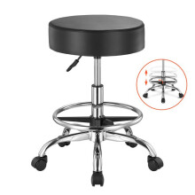 Baari stool - DUOKU - MST001-F - Jalkatuki - Pyörät - Korkeus säädettävissä 55-71 cm