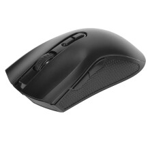 Souris sans fil 2,4G, rétroéclairage RGB, DPI réglable de 800 à 4800, ultra-fin, 650mAh, noire
