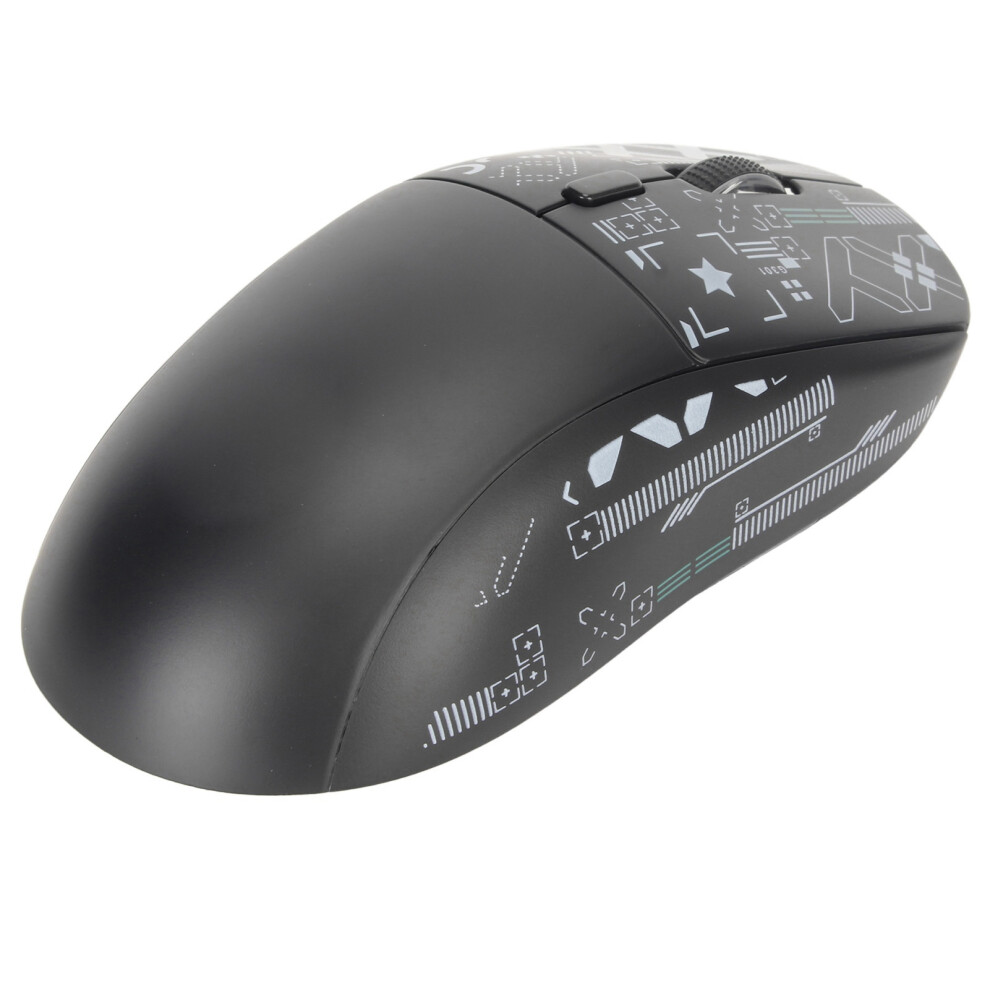 2.4G Wireless Mouse With Type-C Charging, Rgb 16,000 Dpi, Light/Black 6941377517880
