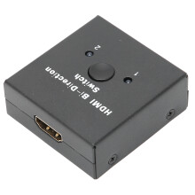 HDMI Bi-Direktionalschalter 2x1/1x2, 4K 1080P, Schwarz, Modell NK-Q3