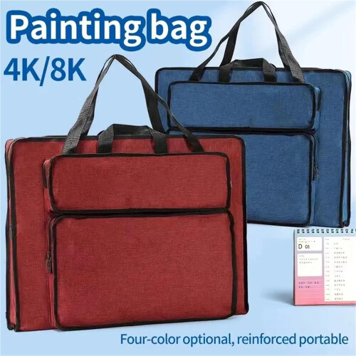 Art Portfolio Bag Waterproof Drawing Bag Small Grey Board Compatible Sketching Tools 1