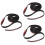 3Pièces Seuils Porte Noir Strip Flexible Et Durable 8