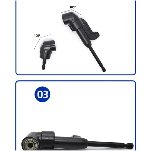 Angle Extension Screwdriver 105Degree Hexagonal Handle, For Power Tools, Hexagonal Handle Screwdriver 1
