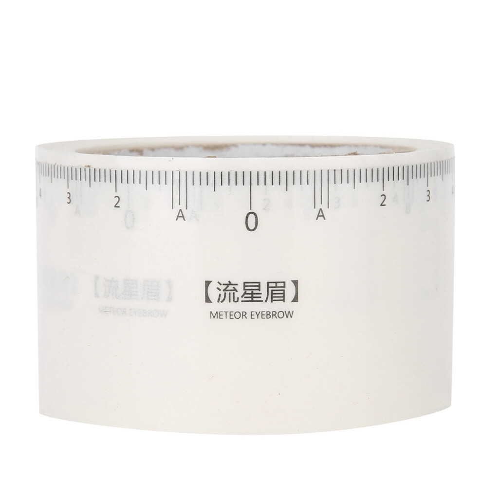 Elegant Eyebrow Design: Hygienic Peel Stick Eyebrow Ruler, Adhesive Measurement Stickers Ensure Salon-quality Results Through Transparent Mapping And