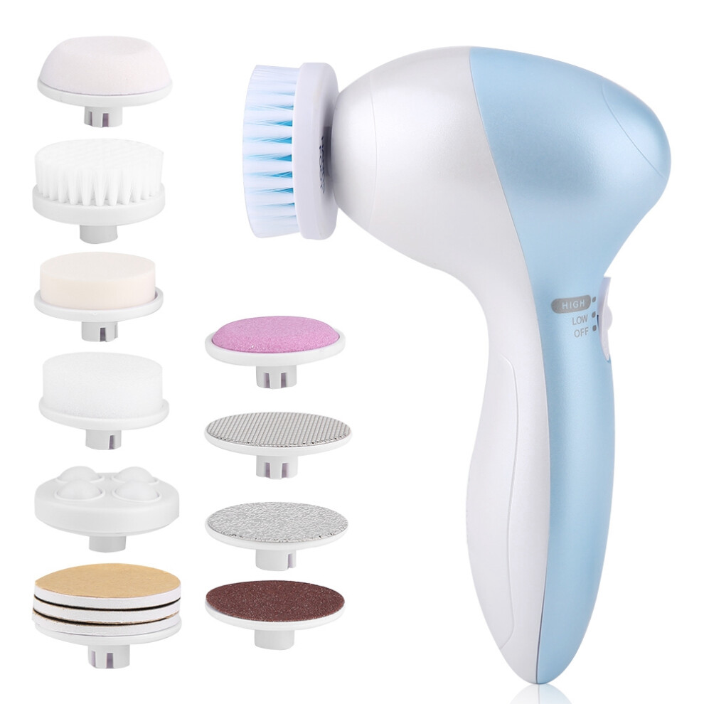 Facial Cleansing Brush for Gentle Exfoliating, Deep Cleansing Face Scrubber with Exfoliating Spin Cleanser Waterproof Design, Silicone Brush Head