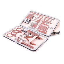 Ensemble de soins des ongles polyvalent, outils de manucure et pédicure en acier inoxydable de haute qualité, conception ergonomique pour une