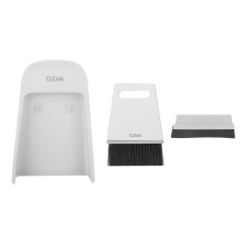 Set di pulizia multifunzione con paletta ergonomica dal design sottile e versatile, completo di spazzola e tergivetro, ideale per cucina, divano,
