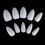 DIY Nail Art Μπαλαρίνα Νύχια Φυσική Καμπύλη Μισή Κάλυμμα Ψεύτικα Επεκτάσεις Νυχιών 4