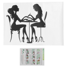 Décoration intérieure personnalisable, autocollant mural à motif raffiné et tendance, amovible, non toxique, durable, auto-adhésif, facile à