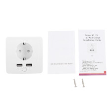 Slim stopcontact, domotica-oplossing met verbeterde radiofrequentie-uitgang voor een groter bereik, Tuya-compatibel stopcontact voor slaapkamer,