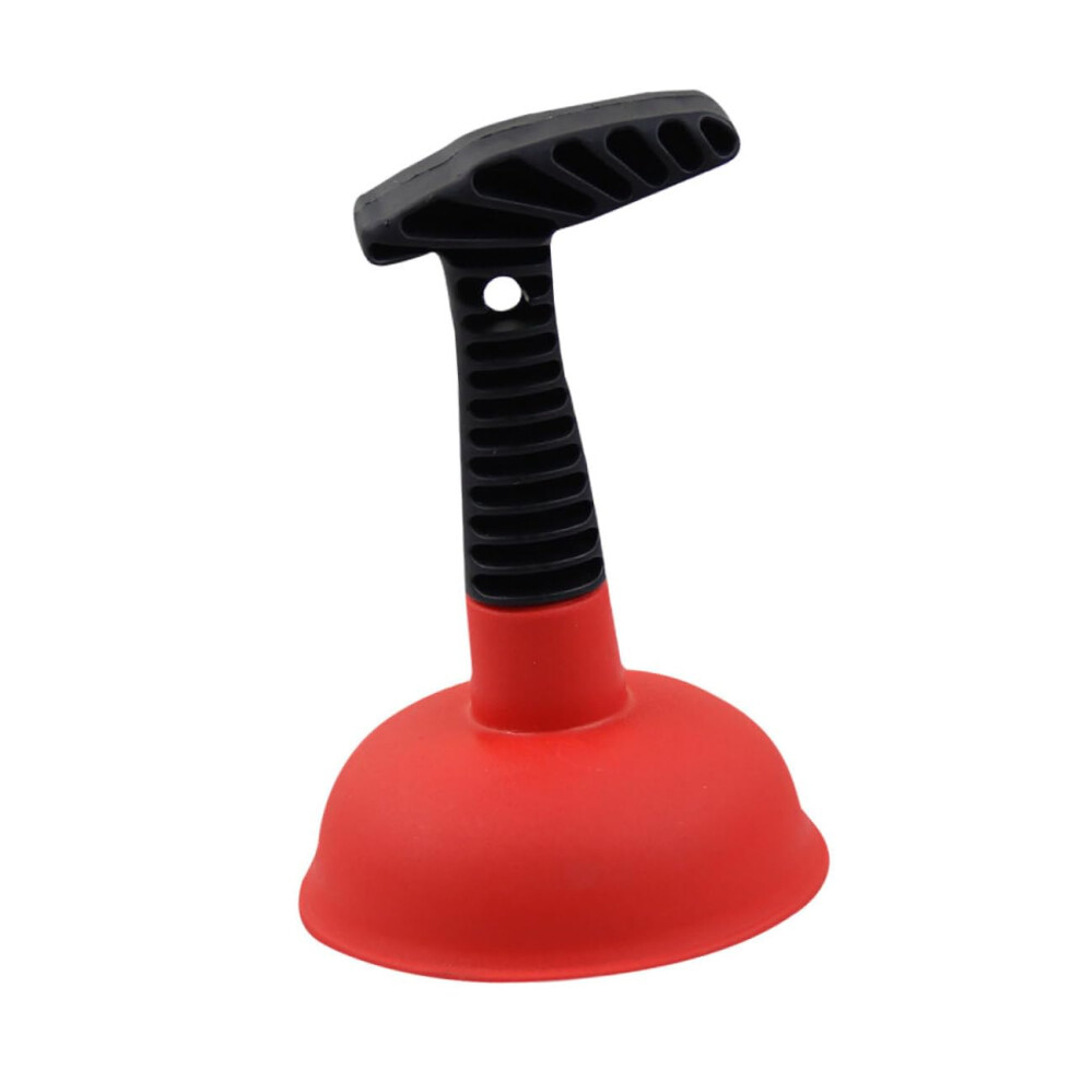Handheld Sink Plunger Drain Cleaner Tool Powerful Suction For Kitchen And Bathroom Unblocks Sinks And Drains Red 9347817838725