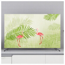 Indoor TV Cover 3280In TV Dust Cover Polyester Fabric Printed DustProof Protector For Flatscreen/Smart TV F 4952In