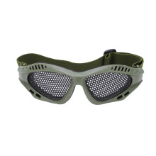 Impact-Resistant Mesh Safety Glasses for Shooting Riding Outdoor Green Color