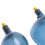 ABS Köder-WurfLöffel Set, 8 mm Gewinde, translucent dunkles Blau 4