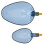 ABS Köder-WurfLöffel Set, 8 mm Gewinde, translucent dunkles Blau 5