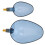 ABS Köder-WurfLöffel Set, 8 mm Gewinde, translucent dunkles Blau 13