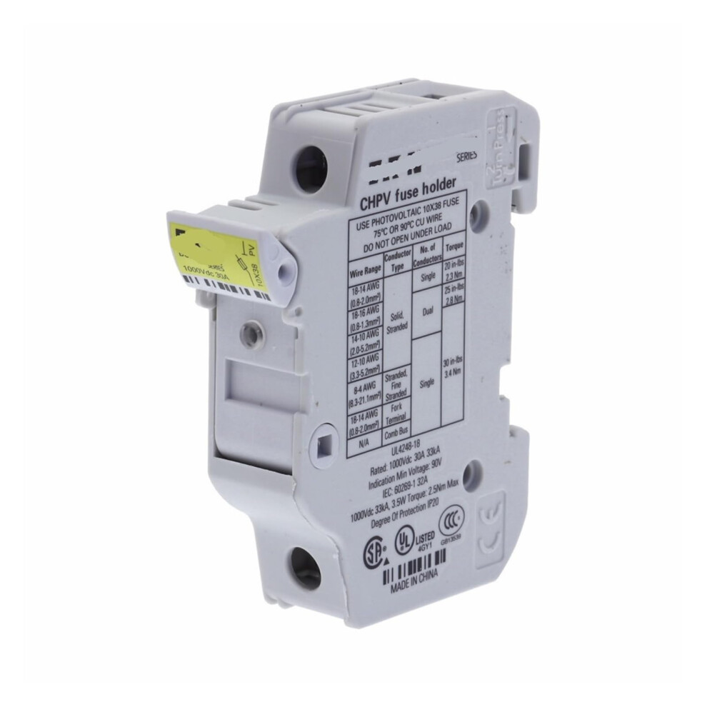 600V 2.5A 10X38mm Class Cc Chpv1ubase 9347817839425