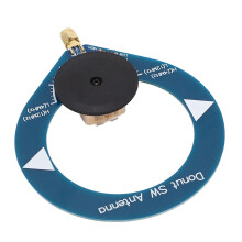 Antenne en boucle mini à large bande de fréquence SW en forme de donut : Transmission simplifiée du signal