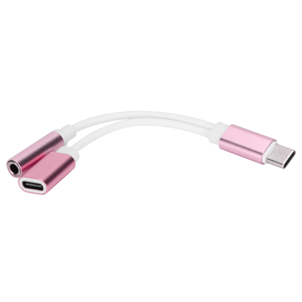Durable Construction Headphone Jack Adapter, Versatile Connectivity Typec To 3.5Mm Aux Audio Cable Cord For Laptops Smartphones, Listen And Charge Hig 9012494485516