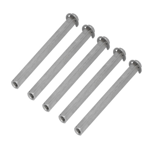 5 Stück Edelstahl-Langstiftmutter für Gobilda 8mm Durchmesser Robotikteile
