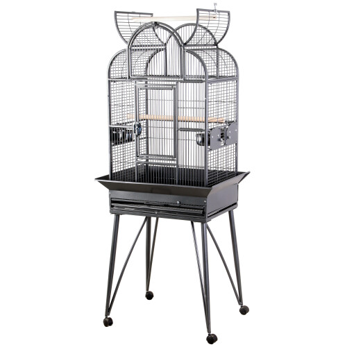 Little-Friends Skyline Tall Vertical Bird Cage for Budgies