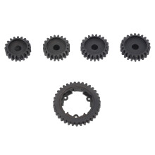 Seting di pignone a denti dritti in acciaio M1.5 35T per veicoli RC 1/5 6S/8S, colore nero