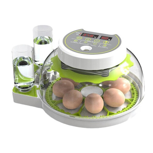 818 Egg Incubator With Automatic Egg Turner, Temperature And Humidity Control, 18Egg Capacity, Dual Electricity