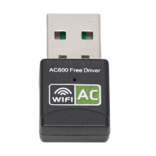 Wi-Fi USB bi-bande 600Mbps 2,4G/5,8G pour ordinateur portable/PC de bureau