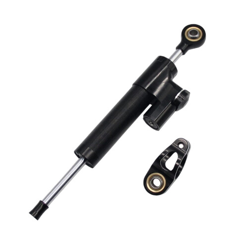 Motorcycle Steering Damper Universal Adjustable 30mm AntiShake Aluminum Handlebar Stabilizer