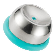 Stainless Steel Egg Piercer Tool Non Slip Base Sky Blue Color For Raw Eggs Boiling Prevents Cracks Kitchen Gadget