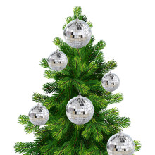 Holiday Tree Baubles 15 cm Glass Ornaments Christmas Balls for Party & Wedding