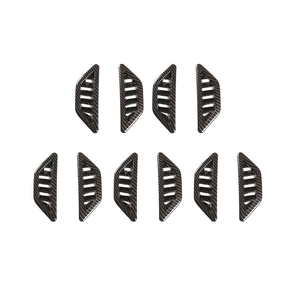 5X Carbon Fiber Dashboard Side Air Outlet Trim Air Conditioner Grille For 86 Brz 2012-2020 6032328708270