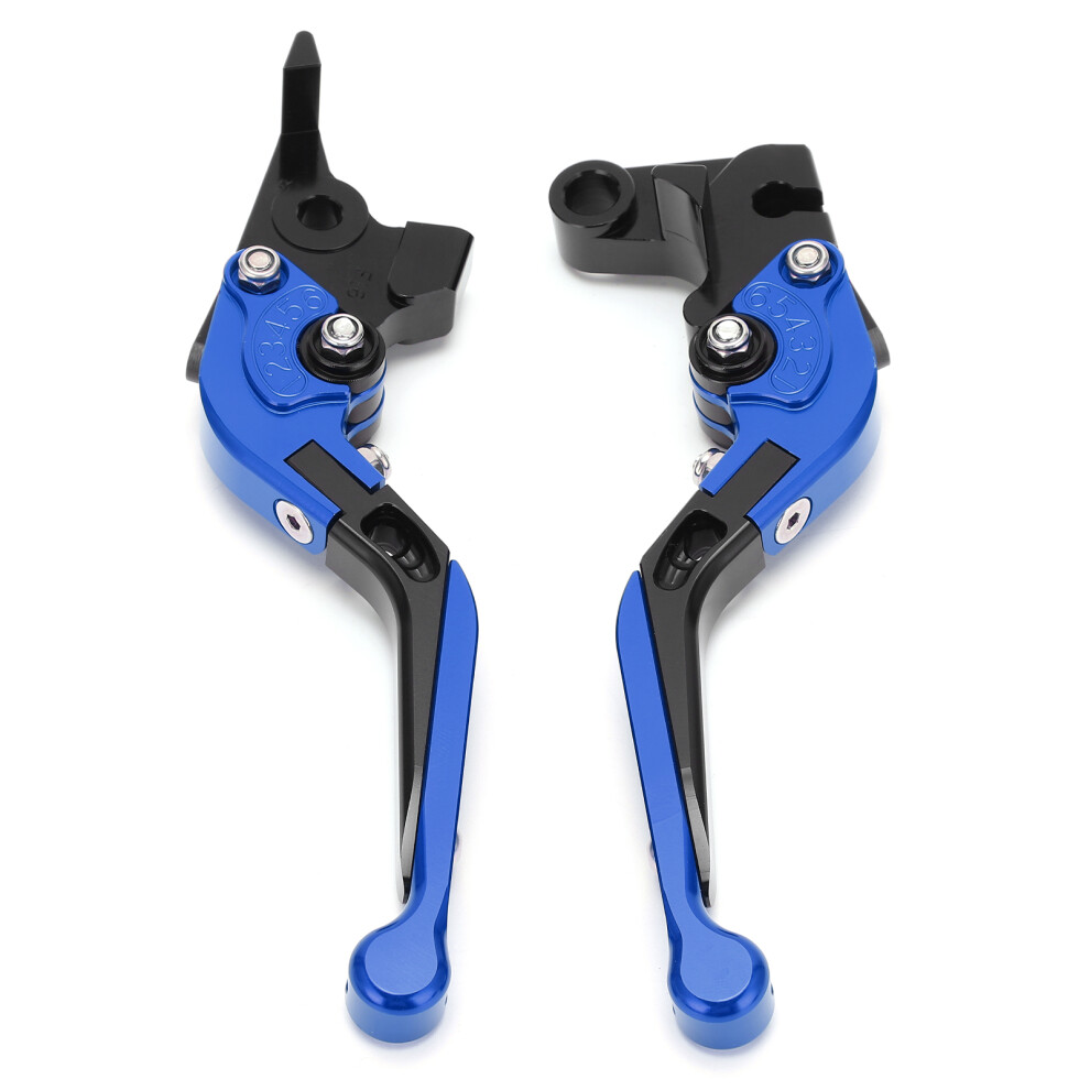 Adjustable Cnc Aluminium Brake Clutch Levers For Yamaha Xj6 Diversion 2009Â2015 Blue 8721377528332