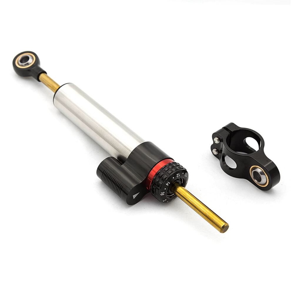 Motorcycle Steering Damper Kit For Suzuki Gsxr600 Gsxr750 Gsxr1000, Cnc Aluminum Adjustable Stabilizer For Enhanced Riding Stability (Color A2) 9347817834819