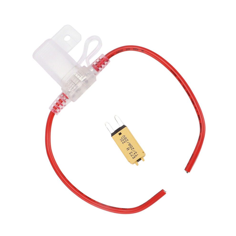 12Awg Waterproof Fuse Holder & 20A Circuit Breaker For Car Rv Yacht 32V 7891382420264