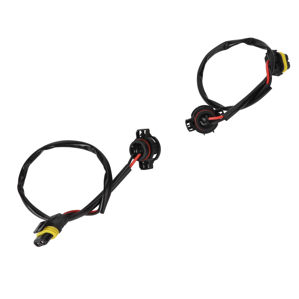 2Pcs 5202/H16 Male To 9005 Female Headlight Fog Lamp Wire Harness Adapter 8431377529566