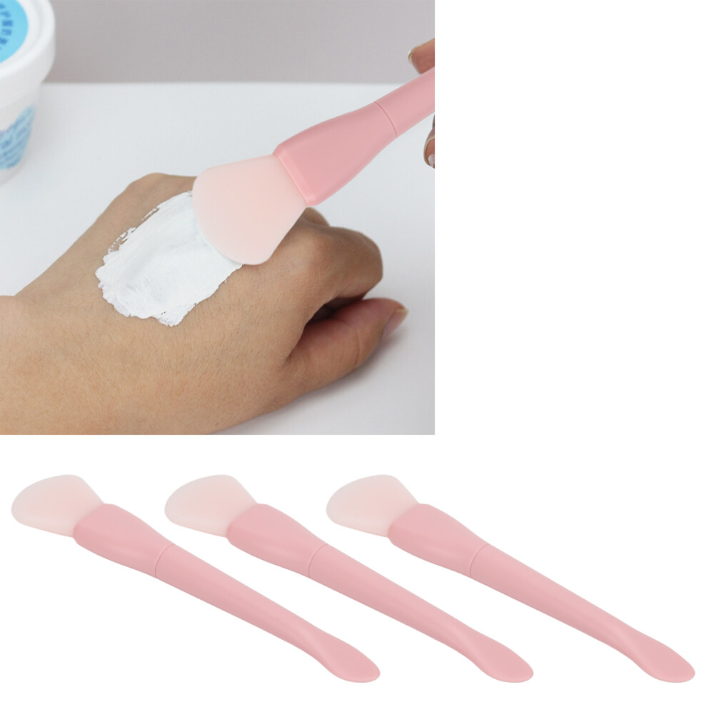 3pcs Double Head Silicone Mask Brush for Mud, Clay, Lotion, 15cm
