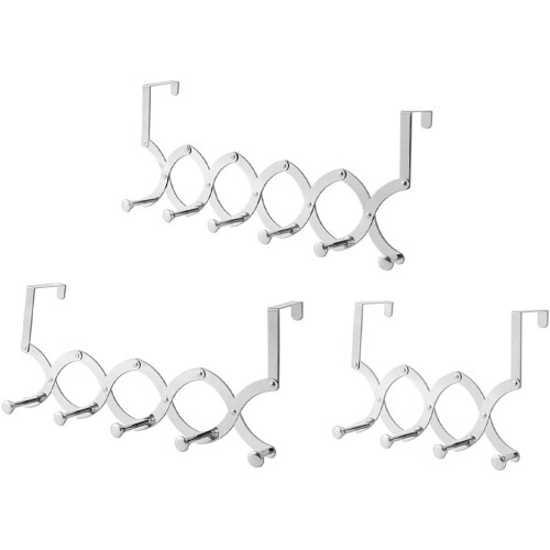 Retractable Clothes Drying Rack Stainless Steel Radiator Hooks Five Hooks 1