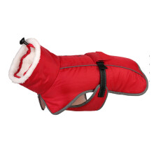 Manteau d'hiver à col roulé pour chien, manteau-Rouge S